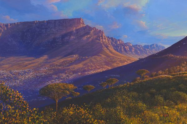 Table Mountain panorama painting