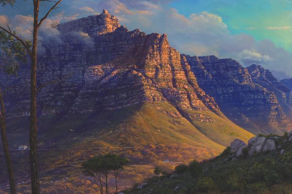 Table Mountain painting