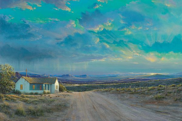 Karoo Dusk painting