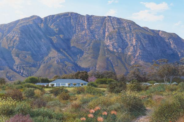 Lagoon Farm, Hermanus painting