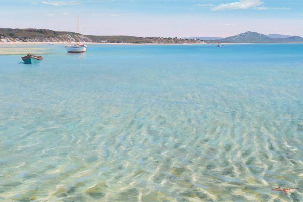 Churchhaven Boats,Langebaan Lagoon painting