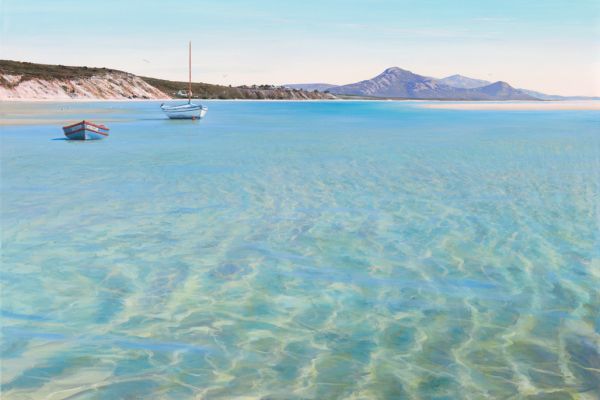 Churchhaven Boats,Langebaan Lagoon  painting