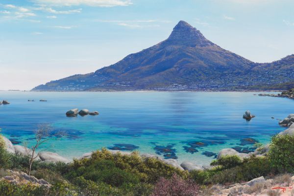 Lions Head from Oudekraal painting