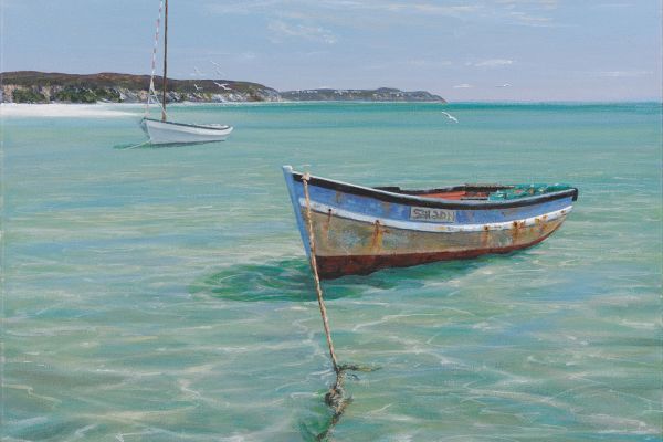 Tide’s in, Churchhaven Langebaan lagoon painting