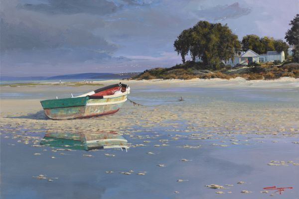 Reflections, Stoffbergsfontein Churchhaven painting