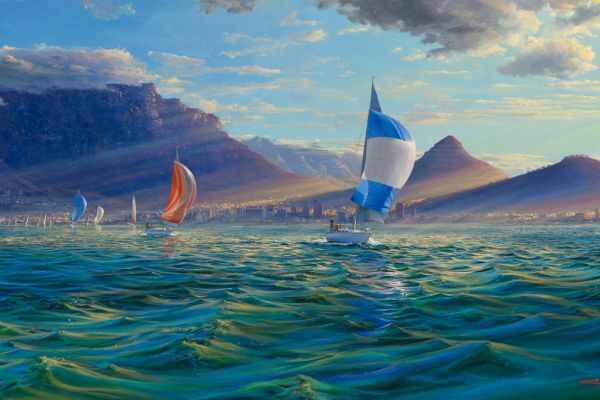 Table Bay Regatta painting