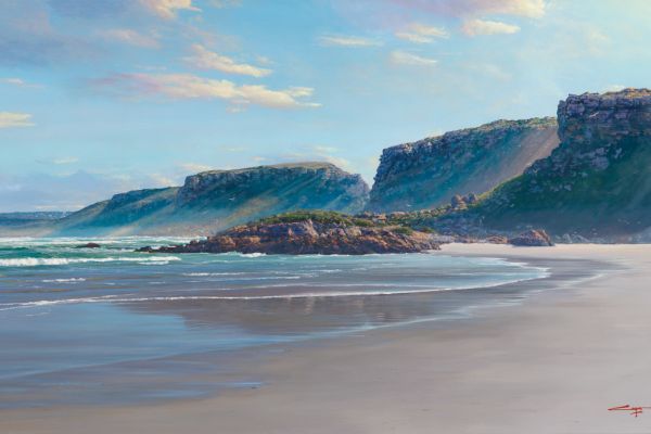 The Walk From The Island, Robberg Nature Reserve, Plettenberg Bay painting