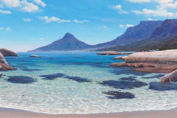 Oudekraal Cove painting