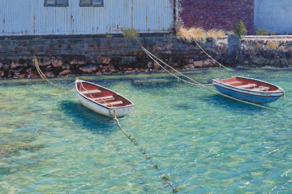 Wharfside, Simonstown painting