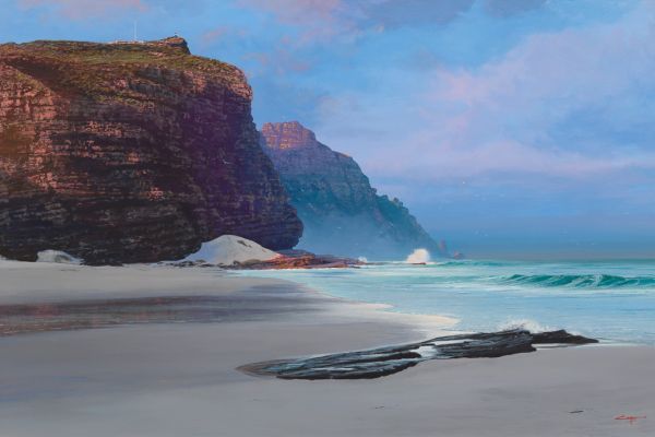 Tranquil Cove, Cape Point painting