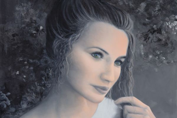 Rebekah painting