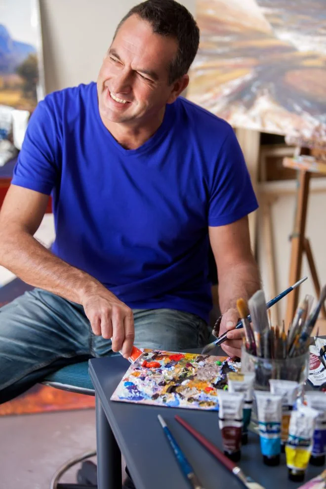 South African artist Andrew Cooper